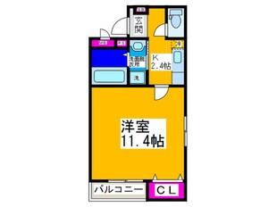 カスカードⅢの物件間取画像